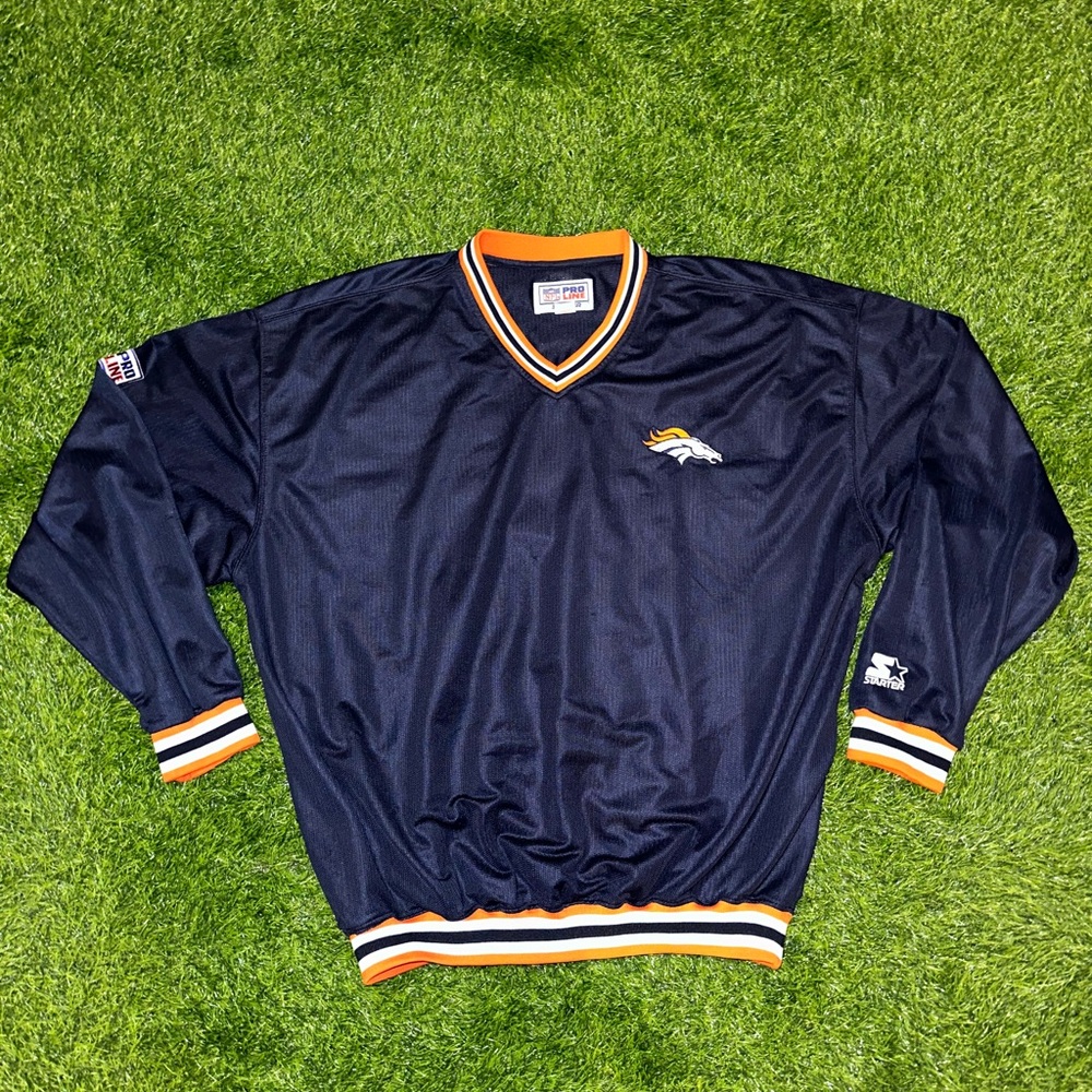 STARTER vintage nfl Denver broncos longsleeve size large